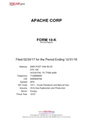 Apache Corporation