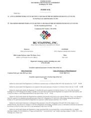 BG Staffing, Inc.