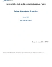 Cellular Biomedicine Group Inc