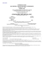 Cinemark Holdings