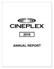 Cineplex Entertainment Limited Partnership