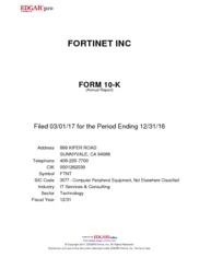 Fortinet Inc.