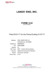 Lands' End, Inc.