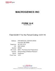 MacroGenics Inc