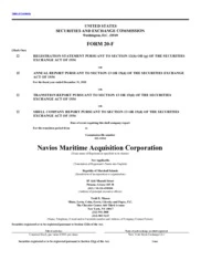 Navios Maritime Acquisition Corporation