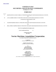 Navios Maritime Acquisition Corporation