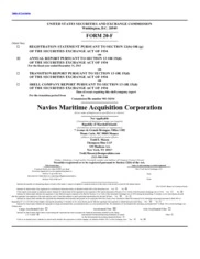 Navios Maritime Acquisition Corporation