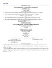Navios Maritime Acquisition Corporation