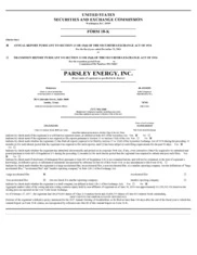 Parsley Energy Inc