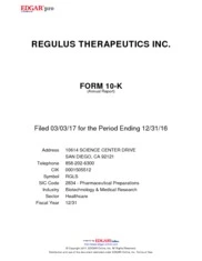 Regulus Therapeutics