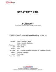 Stratasys Inc.