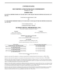 Summit Hotel Properties Inc.