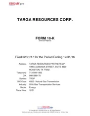 Targa Resources Partners LP