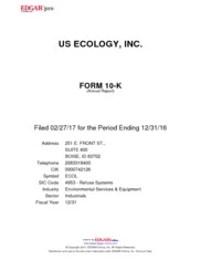 US Ecology, Inc.
