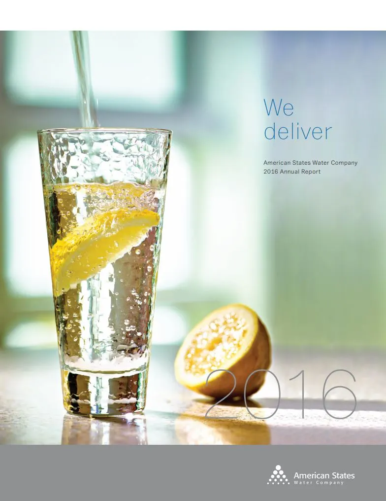 American States Water Company