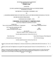 Chimera Investment