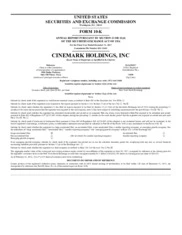 Cinemark Holdings