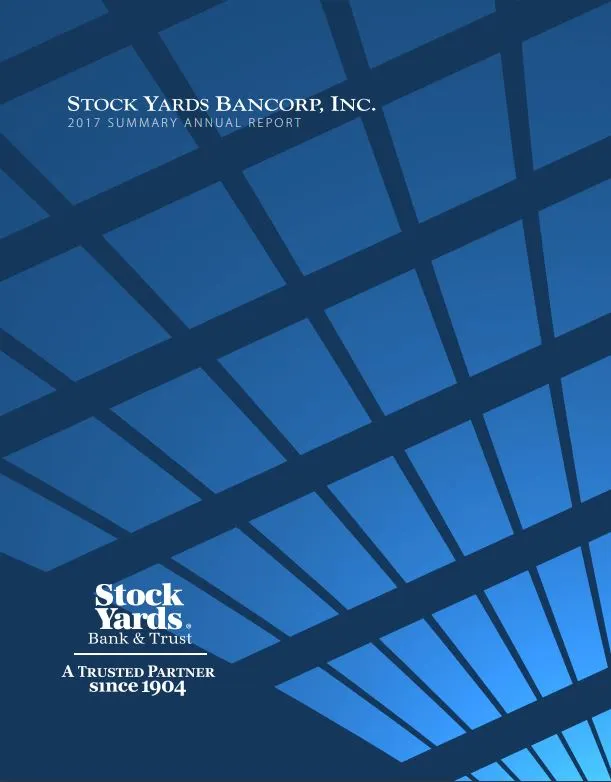 Stock Yards Bancorp Inc.