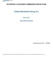 Cellular Biomedicine Group Inc