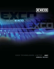Exco Technologies Limited