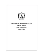 Plaza Retail REIT