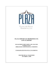 Plaza Retail REIT
