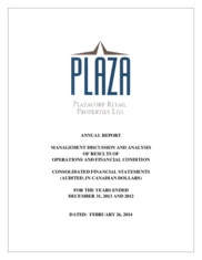 Plaza Retail REIT