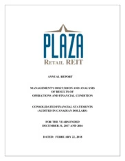 Plaza Retail REIT