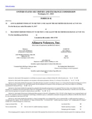 Alimera Sciences, Inc.