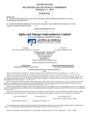 Alpha & Omega Semiconductor