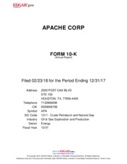 Apache Corporation