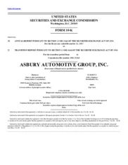 Asbury Automotive Group, Inc.
