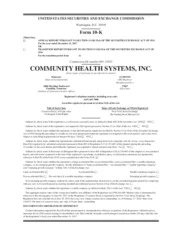 Community Health Systems Inc.