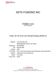 Asta Funding