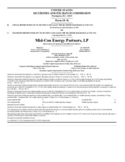 Mid-Con Energy Partners LP