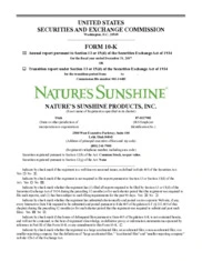Natures Sunshine Products