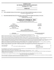 Parsley Energy Inc