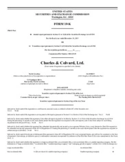 Charles & Colvard Ltd.