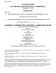 Emmis Communications Corp.