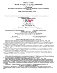  U.S. Concrete, Inc.