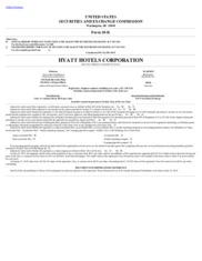 Hyatt Hotels Corporation
