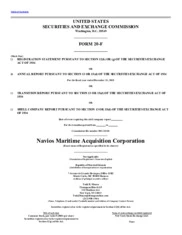 Navios Maritime Acquisition Corporation