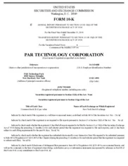 PAR Technology Corp.