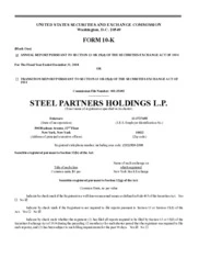 Steel Partners Holdings L.P.