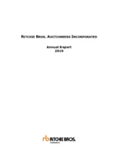 Ritchie Bros. Auctioneers Incorporated