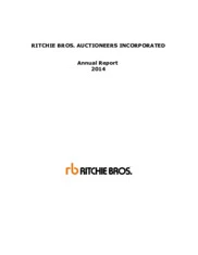 Ritchie Bros. Auctioneers Incorporated