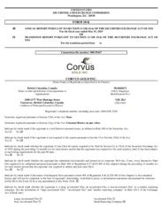 Corvus Gold Inc.