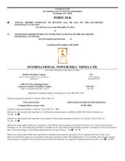 International Tower Hill Mines Ltd.