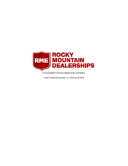 Rocky Mountain Dealerships Inc.