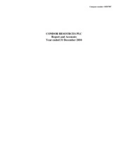 Condor Gold plc